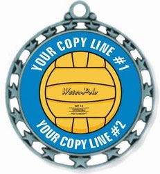 Water Polo Medal 2-1/2"