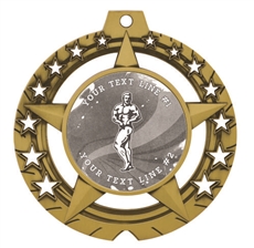 Male Body Building Medal