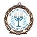 Custom Text Hanukah Menorah JAM Insert Medal