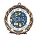 Custom Text Happy Hanukkah JAM Insert Medal