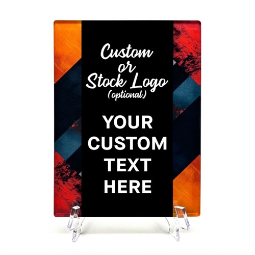 Art Deco Themed Acrylic Plaque