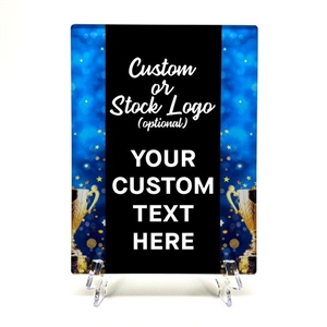 Trophy or Award Themed Acrylic Plaque