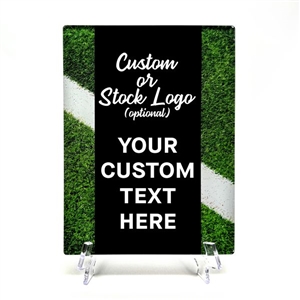 Turf or Sport Field Themed Acrylic Plaque