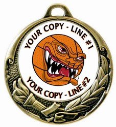 Basketball Medal 2-3/4&quot;