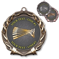 Custom Text Crewing Medal