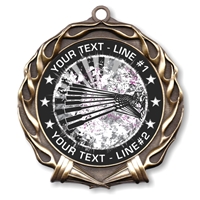 Custom Text Crewing Medal