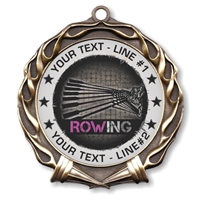 Custom Text Crewing Medal