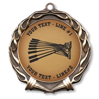 Custom Text Crewing Medal