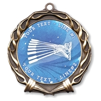 Custom Text Crewing Medal