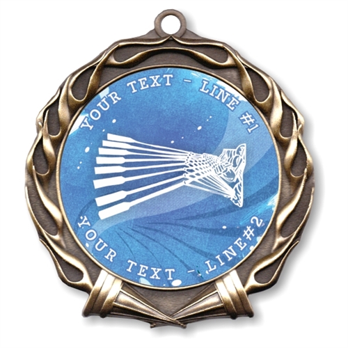 Custom Text Crewing Medal