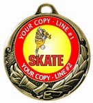Skateboarding Medal 2-3/4&quot;