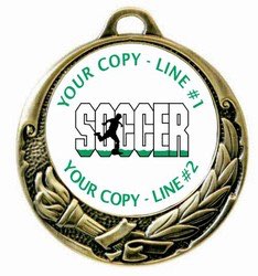 Soccer Medal 2-3/4&quot;