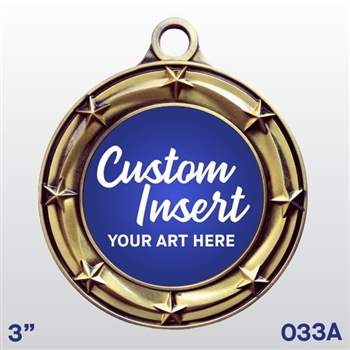 Custom Full Color Insert Medal | Custom Printed Medal
