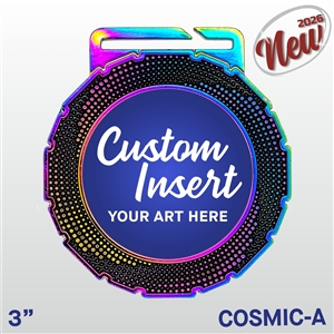Cosmic-A Custom Insert Medal