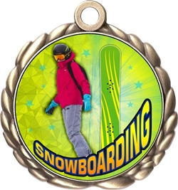 Snowboarding Award Medal