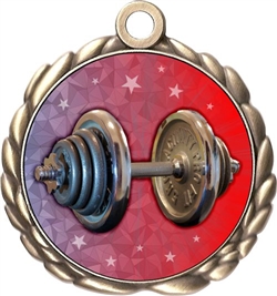Weightlifting Award Medal