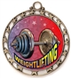 Weight Lifting Award Medal
