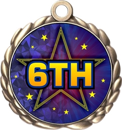 6th Place Award Medal