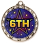 6th Place Award Medal