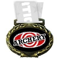 Archery Medal in Jam Oval Insert | Archery Award Medal