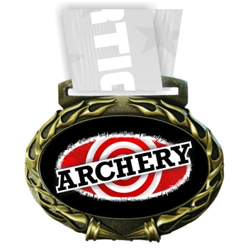 Archery Medal in Jam Oval Insert | Archery Award Medal