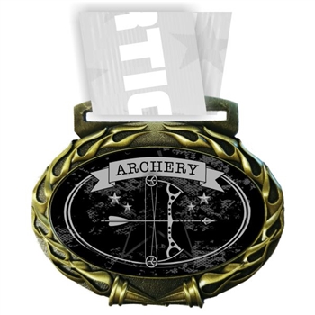 Archery Medal in Jam Oval Insert | Archery Award Medal