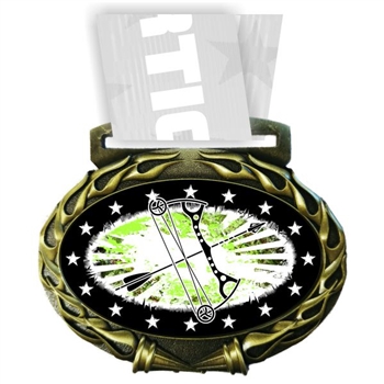 Archery Medal in Jam Oval Insert | Archery Award Medal
