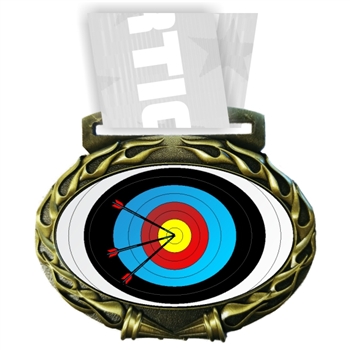 Archery Medal in Jam Oval Insert | Archery Award Medal