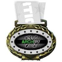 Archery Medal in Jam Oval Insert | Archery Award Medal