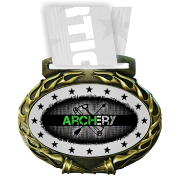 Archery Medal in Jam Oval Insert | Archery Award Medal