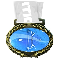 Archery Medal in Jam Oval Insert | Archery Award Medal