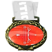 Archery Medal in Jam Oval Insert | Archery Award Medal