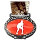 Baseball Medal in Jam Oval Insert | Baseball Award Medal