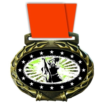 Basketball Medal in Jam Oval Insert | Basketball Award Medal