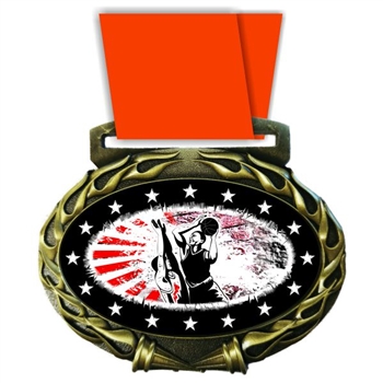 Basketball Medal in Jam Oval Insert | Basketball Award Medal