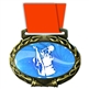 Basketball Medal in Jam Oval Insert | Basketball Award Medal