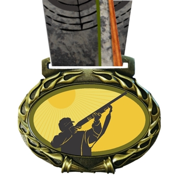 Shooting Medal in Jam Oval Insert | Shooting Award Medal