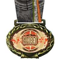 Skeet Shooting Medal in Jam Oval Insert | Skeet Shooting Award Medal