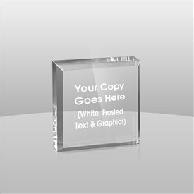 Acrylic Paperweight Award