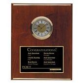 Award Clock Plaque