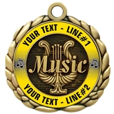 Music Medal 2-1/2"