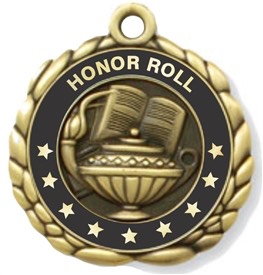 Honor Roll Medal 2-1/2"