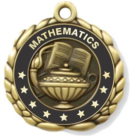 Math Medal 2-1/2&quot;
