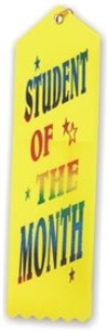 Stock Student of the Month Ribbon