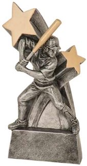 Female Softball Sculpted Resin Trophy