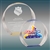 Round Acrylic Award with Custom Laser Engraving and Full-Color Printing
