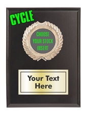 Biking Plaque