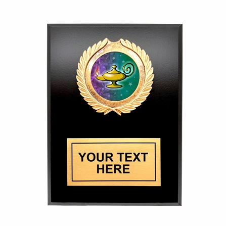 Lamp of Knowledge Plaque