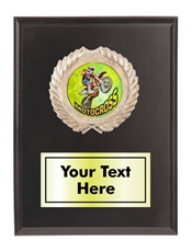 Motocross Plaque