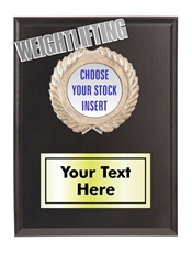 Weightlifting Plaque